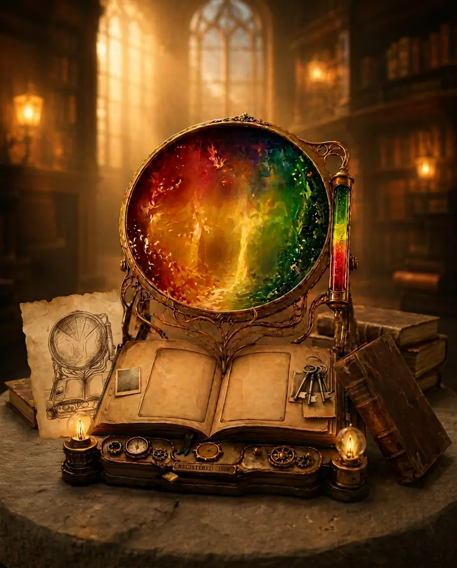 Illustration der Empathie-Maschine aus dem Spiel Look Inside