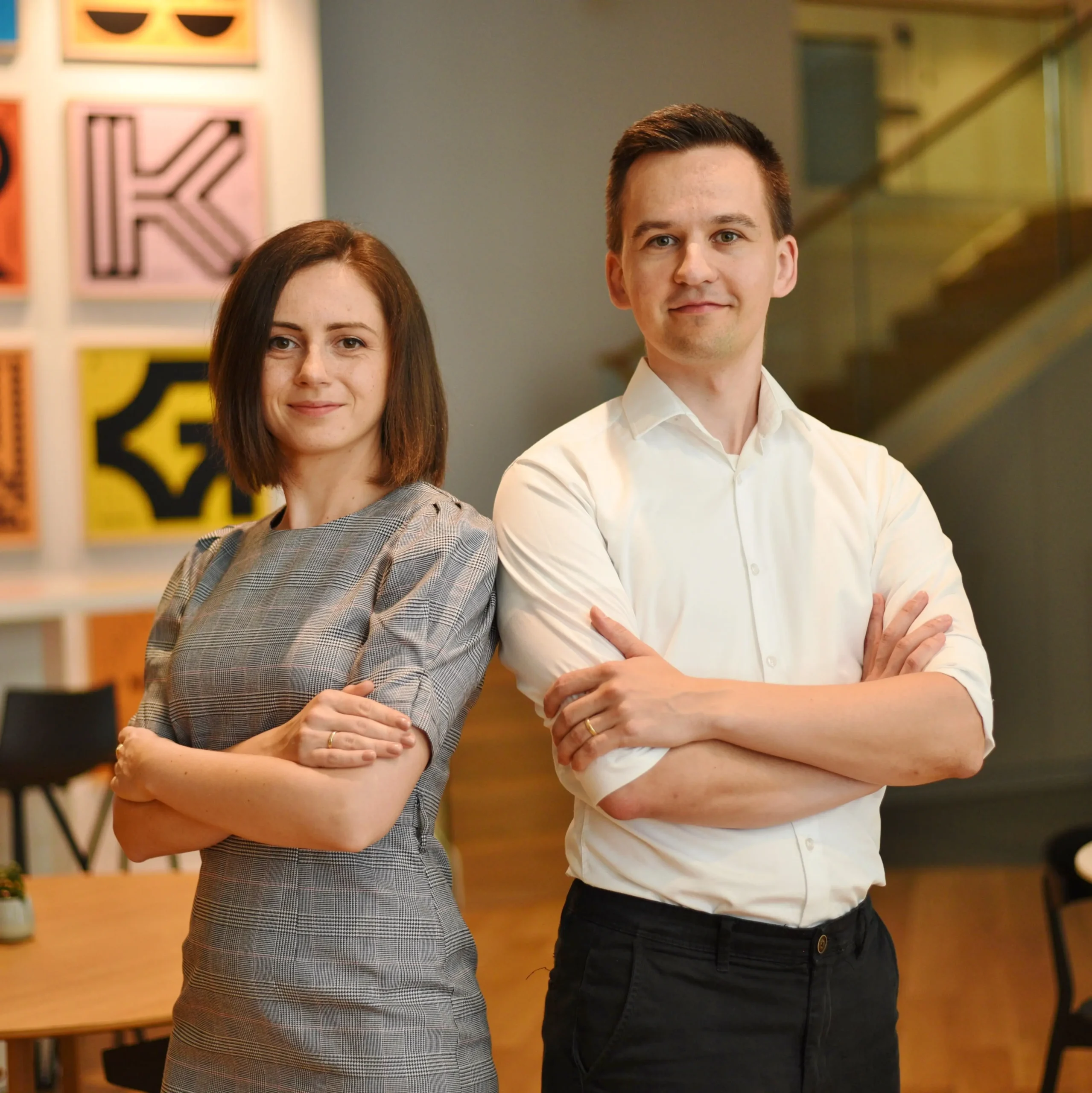 Aleksandra und Christoph Marchewicz, die Gründer von mend-o